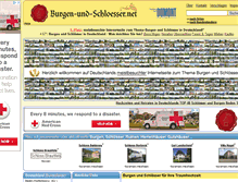 Tablet Screenshot of burgen-und-schloesser.net